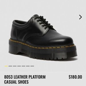 Dr. Martens - Platform Leather Oxford, 8053 QUAD